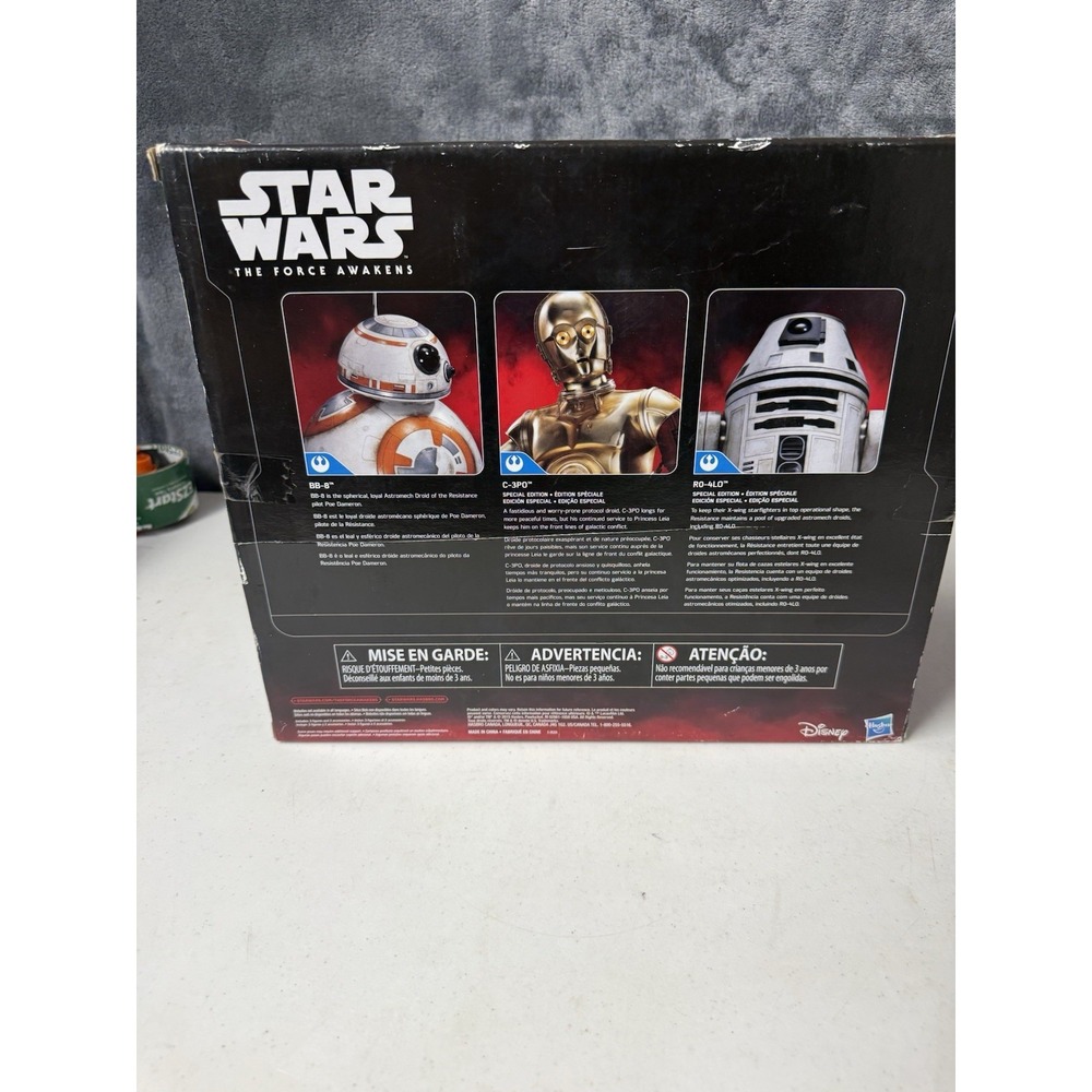 Star Wars The Force Awakens Droid Set New In Box C-3PO, BB-8, R0-4L0 - Picture 3 of 6